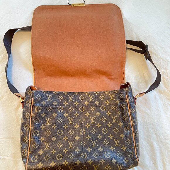 Louis Vuitton Monogram Abbesses Shoulder Messenger Bag Brown M45257 - Authentic - Picture 1 of 10